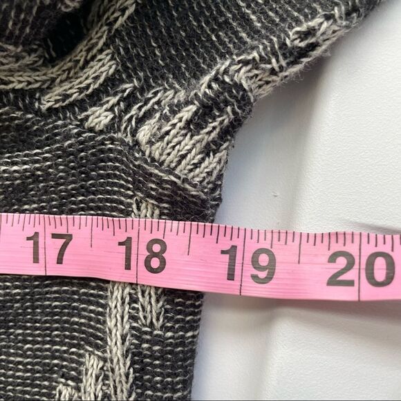 Ecote Urban OutFitters ribbed knit open front cardigan sweater aztec print sz Xs - Picture 8 of 9